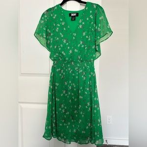 DKNY floral printed dress in size 4